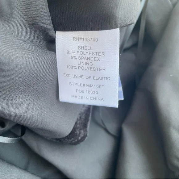 HYACINTH HOUSE Velvet & Pearl Trim Strapless Valerie Top in Black Size XXL (NWT) - Picture 9 of 9